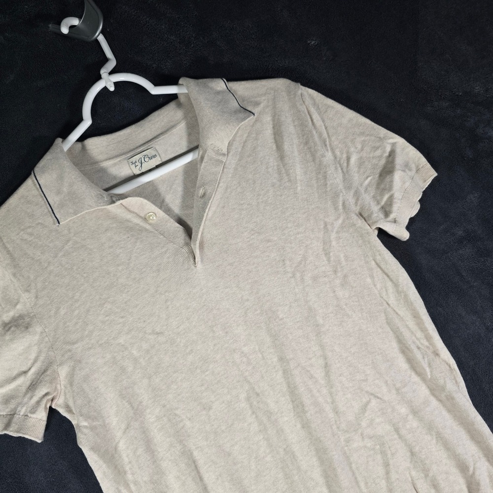 J. Crew Cream Polo Shirt